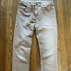 Free People Distressed Khaki Colored Pant